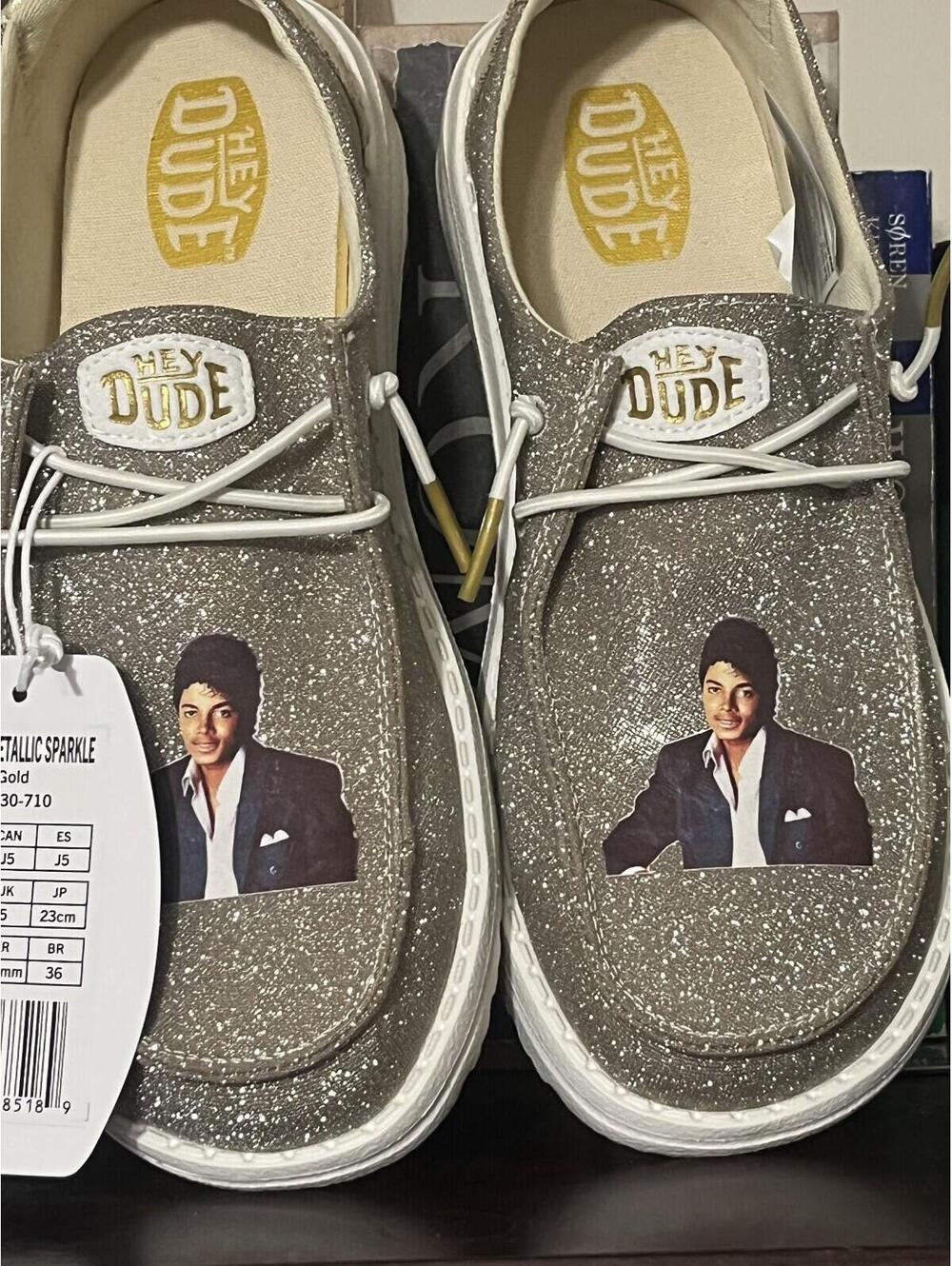 Hey Dude Micheal Jackson Shoes Women's Youth 5 Wanna Be Starting Something